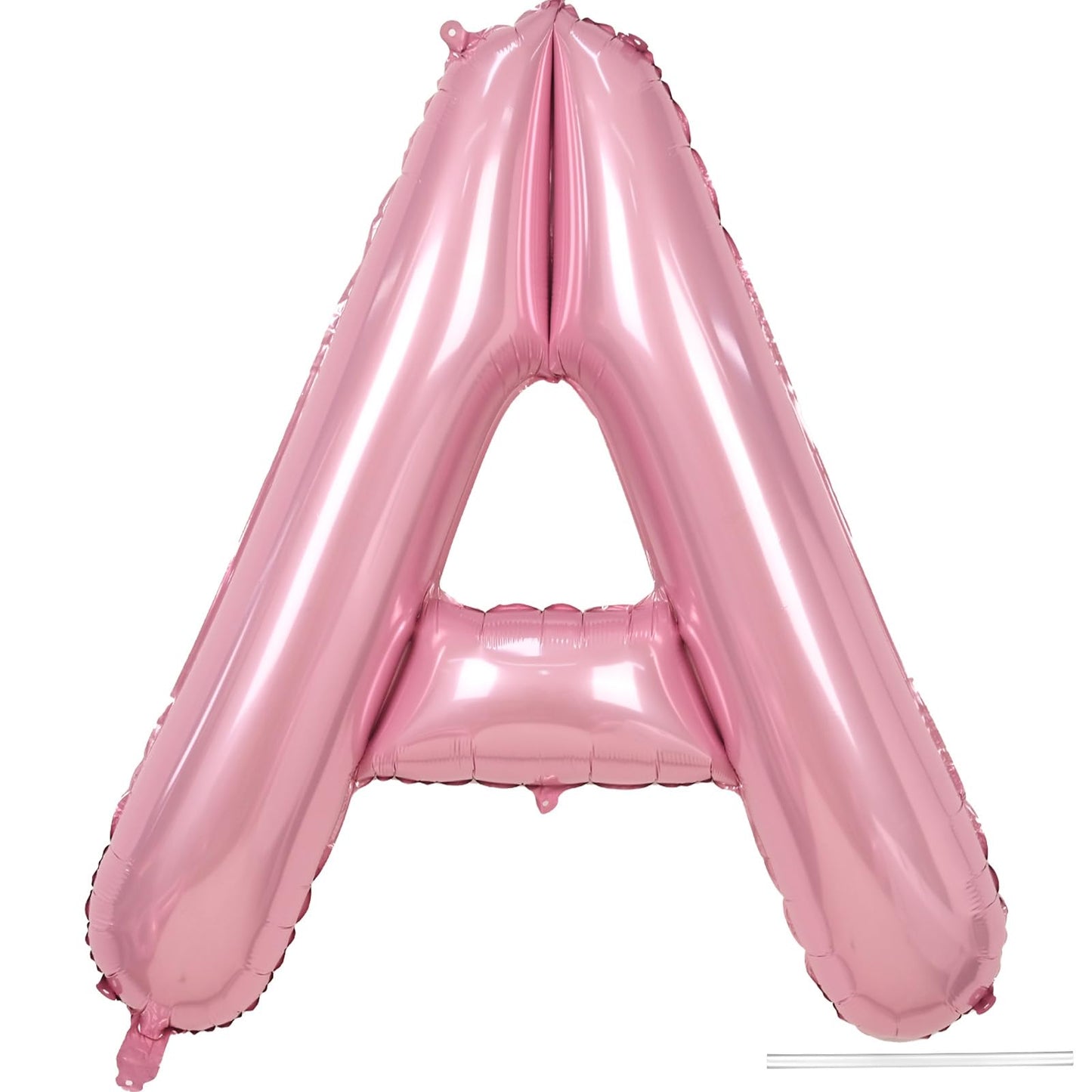 KYGNE Pink Letter Balloon A - 40-Inch Giant Pastel Foil Alphabet for Parties
