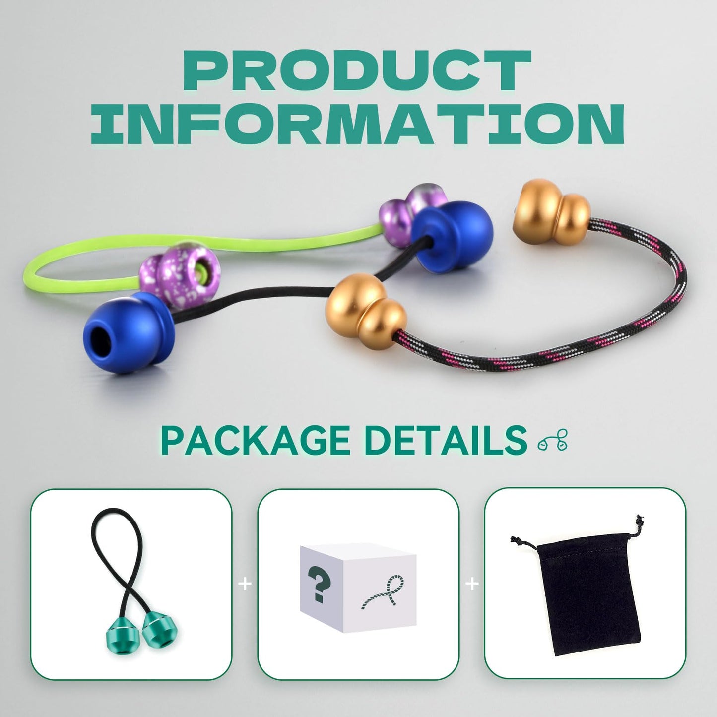 L-Shizuku Begleri Fidget Beads – UFO Aluminum Alloy Spin & Bump Toy