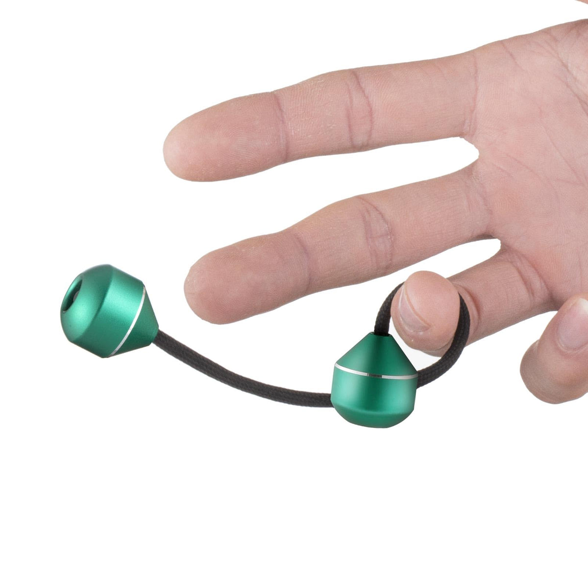 L-Shizuku Begleri Fidget Beads – UFO Aluminum Alloy Spin & Bump Toy