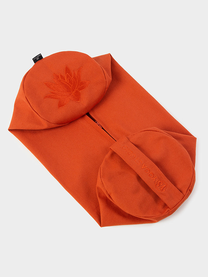 Yoga Studio Replacement Round Lotus Bolster Outer Cushion Cover