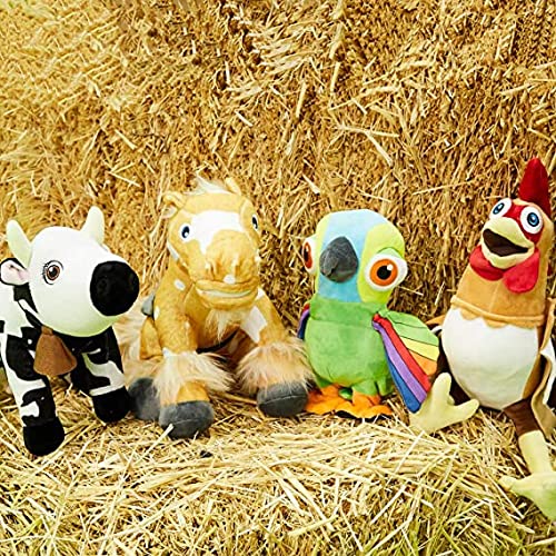 La Granja De Zenón Gallo Bartolito 14-Inch Musical Plush – Soft Farm Songs Toy