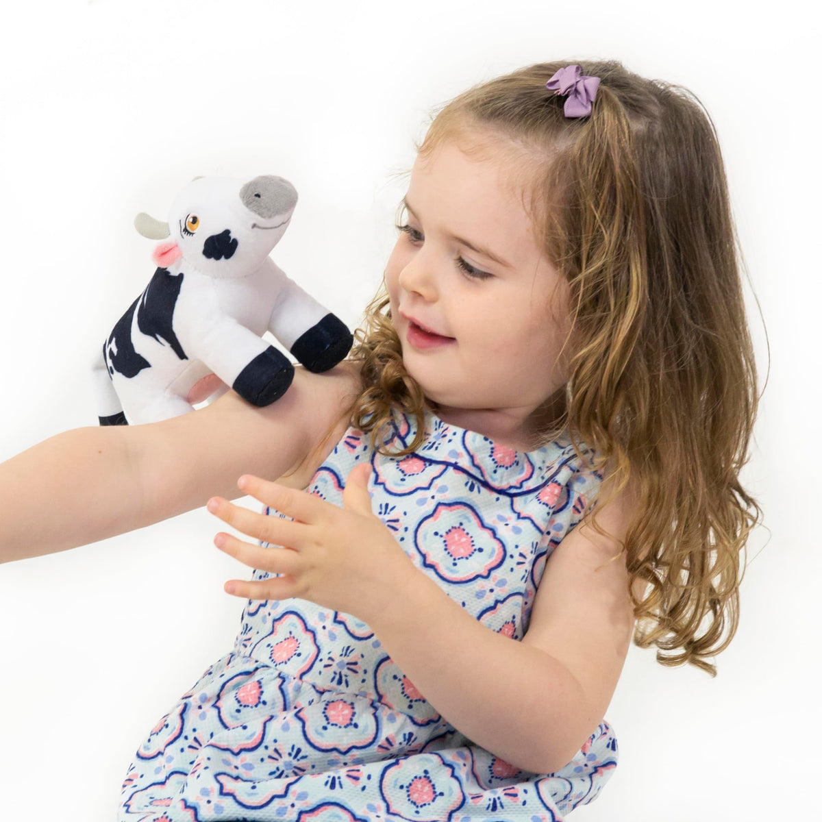 LA GRANJA DE ZENÓN Vaca Lola 5-in Plush | Soft, Huggable Toy | El Reino Infantil