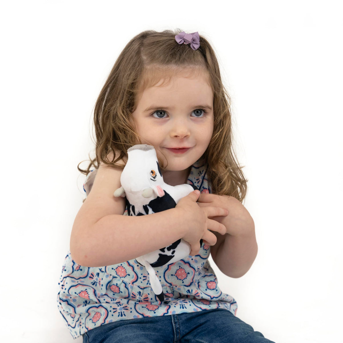 LA GRANJA DE ZENÓN Vaca Lola 5-in Plush | Soft, Huggable Toy | El Reino Infantil