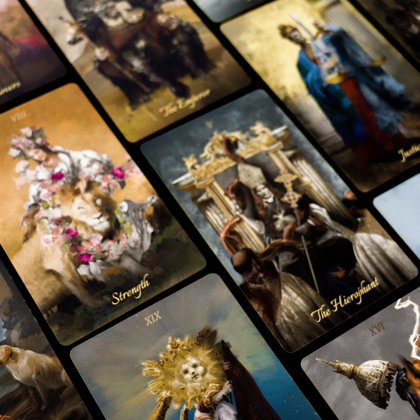 La Muci Baroque Gold Foil Tarot – 78-Card Deck with Guidebook for Beginners