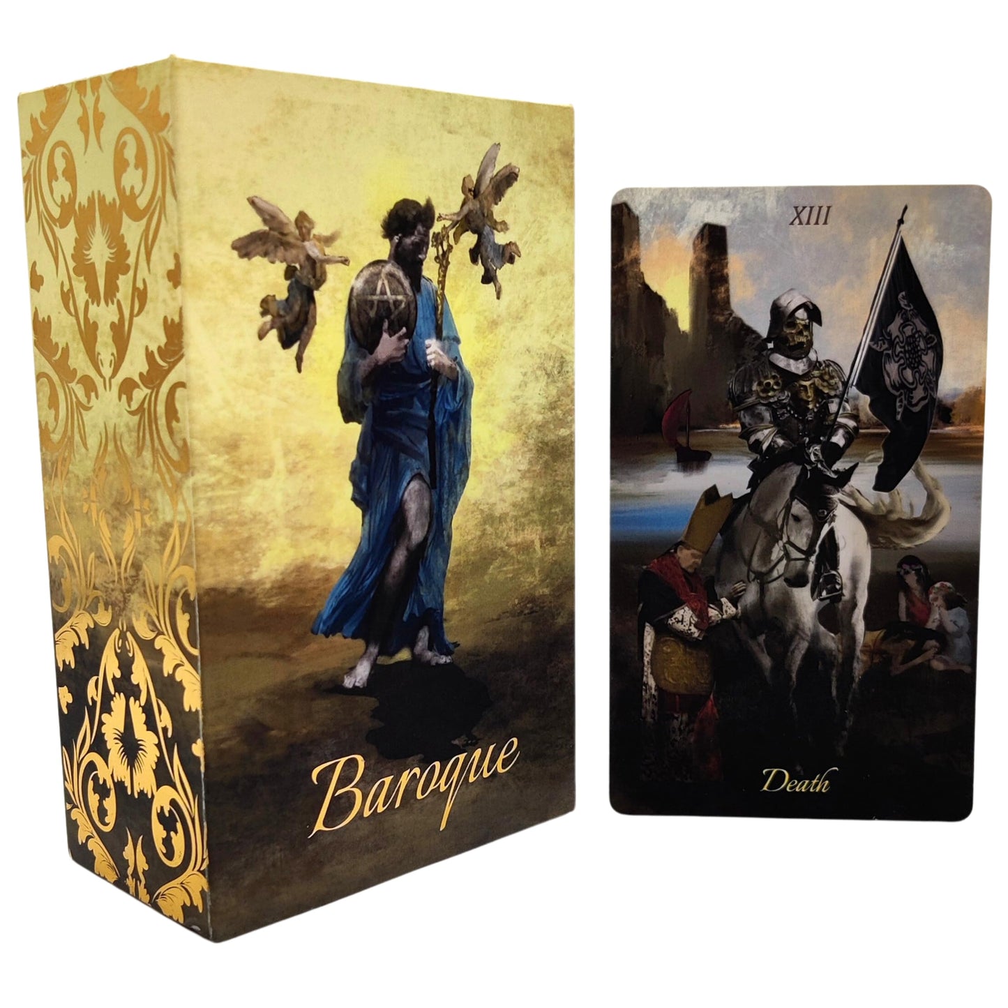 La Muci Baroque Gold Foil Tarot – 78-Card Deck with Guidebook for Beginners