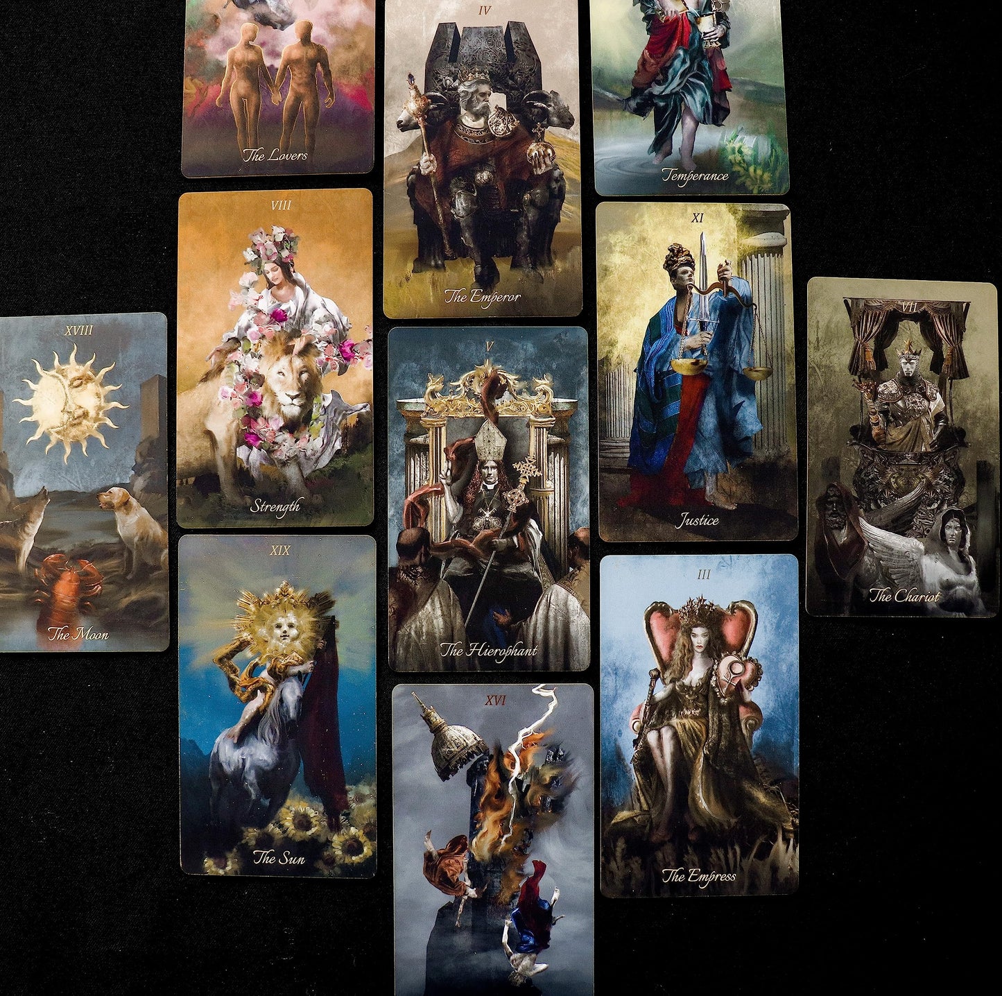 La Muci Baroque Gold Foil Tarot – 78-Card Deck with Guidebook for Beginners