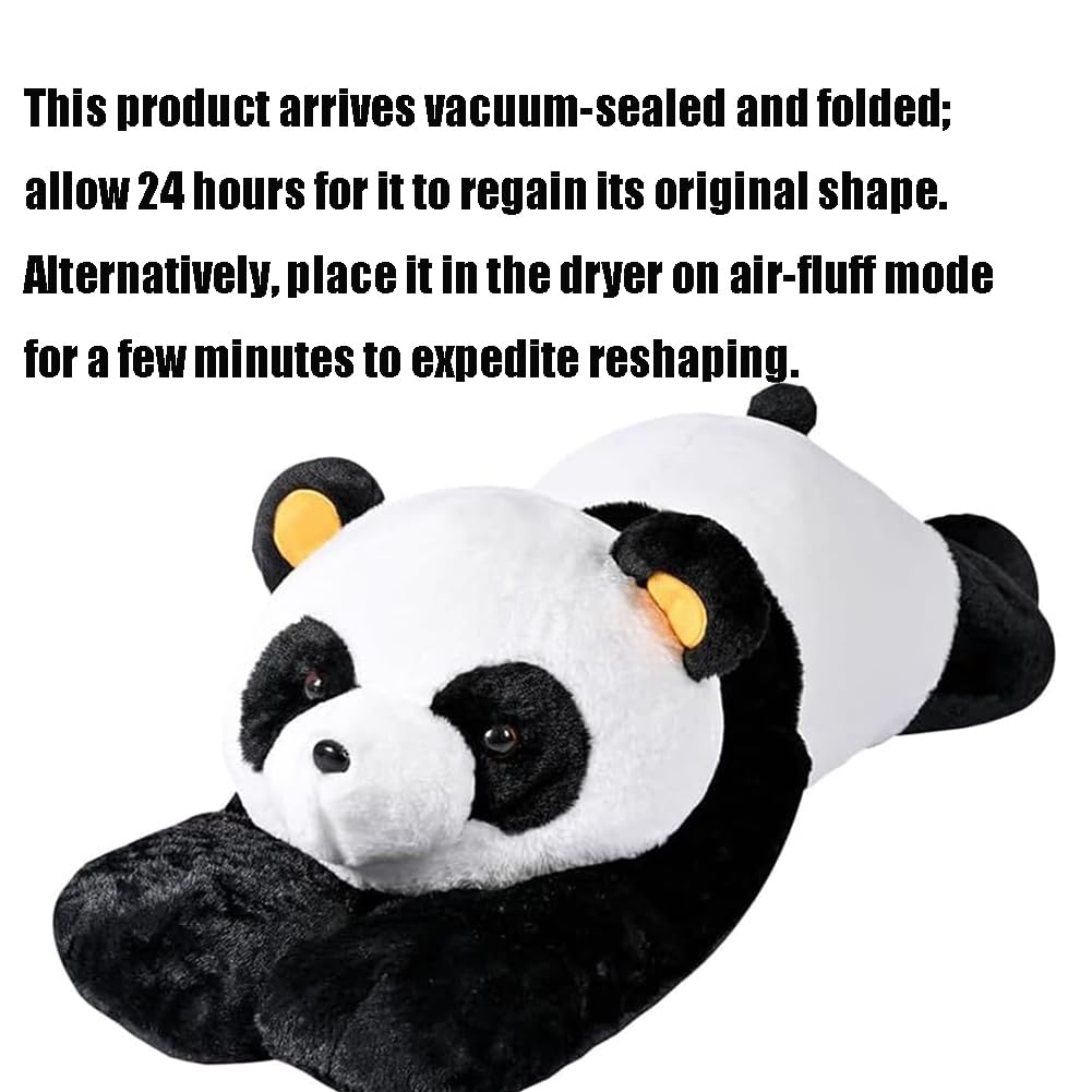 Labauxite Cute Panda Bear Pillow - Large 47.2 in Plush Body Pillow for Adults & Kids