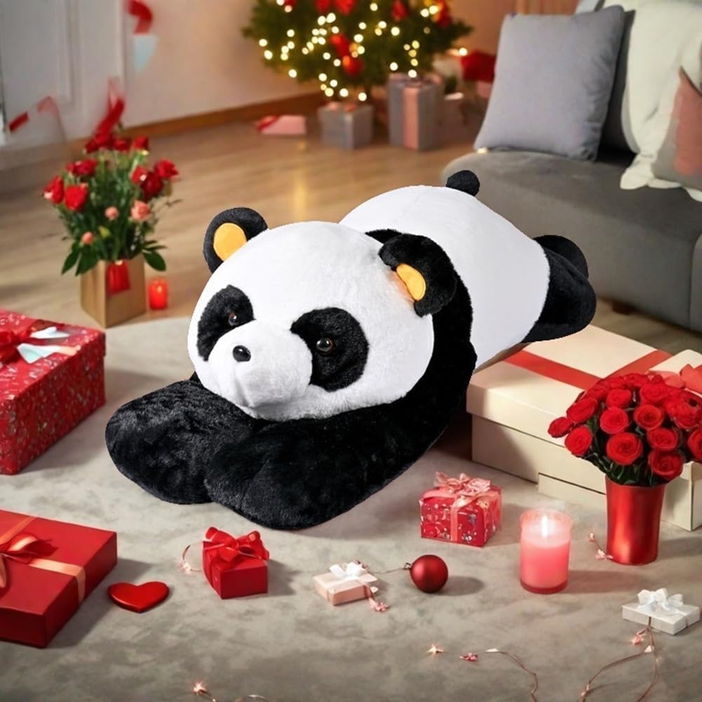 Labauxite Cute Panda Bear Pillow - Large 47.2 in Plush Body Pillow for Adults & Kids