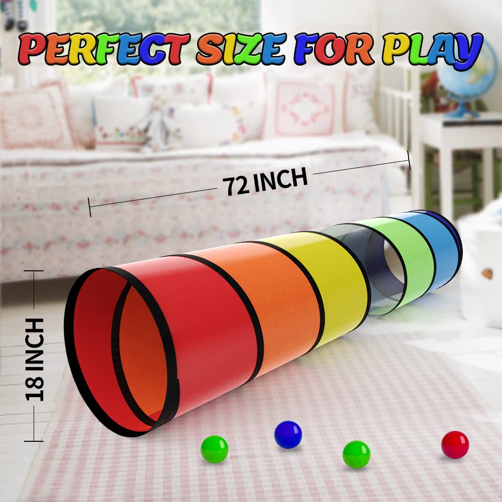 Labeol Kids Play Tunnel 6ft Pop-Up Crawl Through for Toddlers