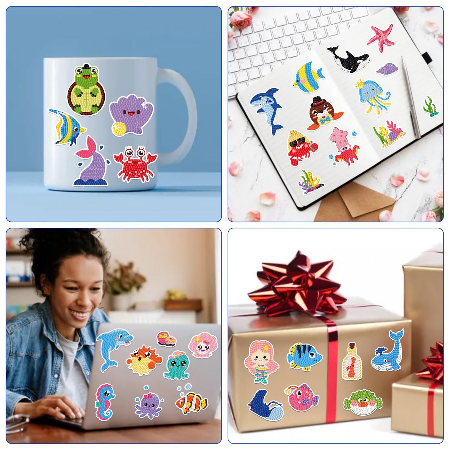 Labeol Diamond Art Kits for Kids & Beginners – Sea Theme by Numbers