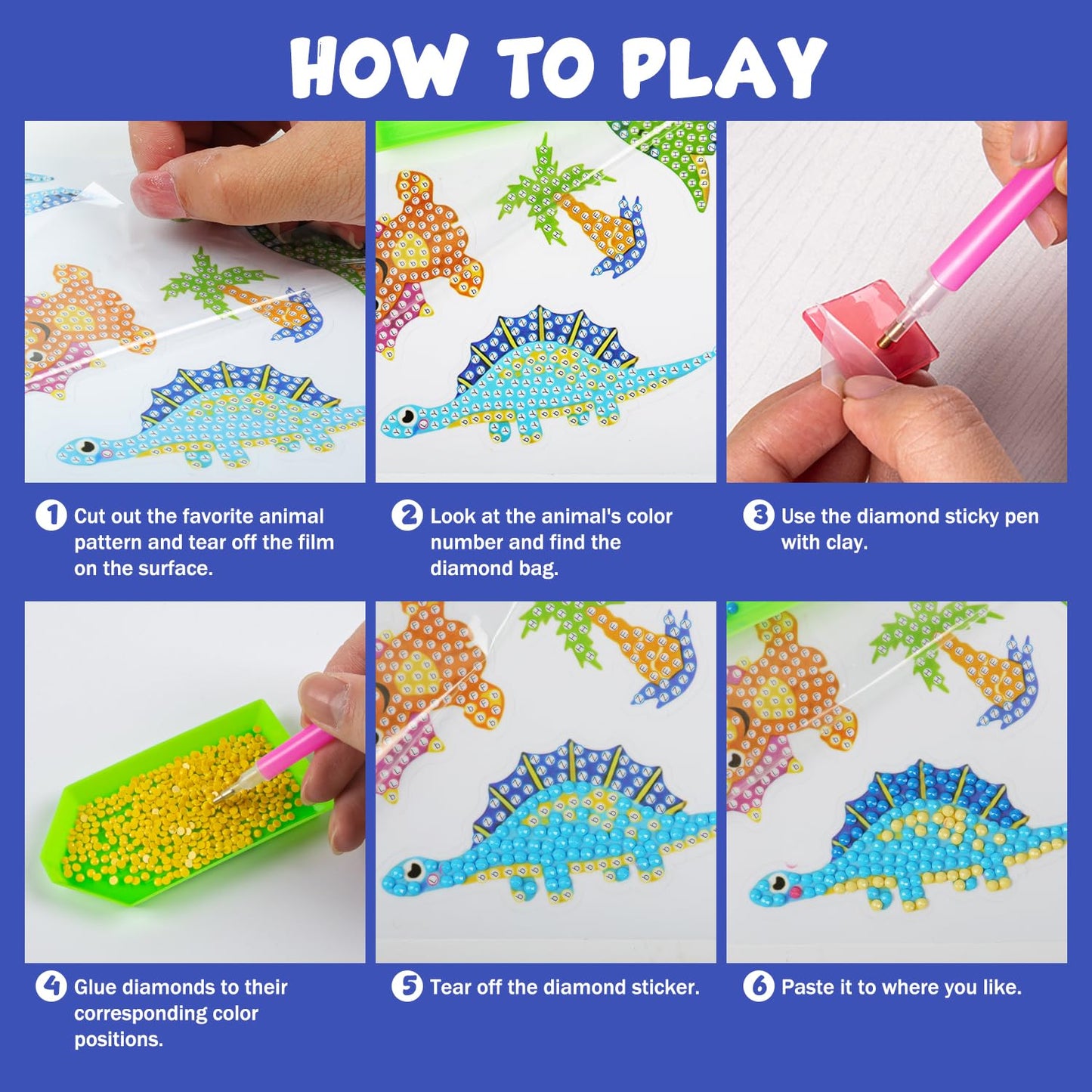 Labeol Diamond Art Kits for Kids & Beginners – Sea Theme by Numbers