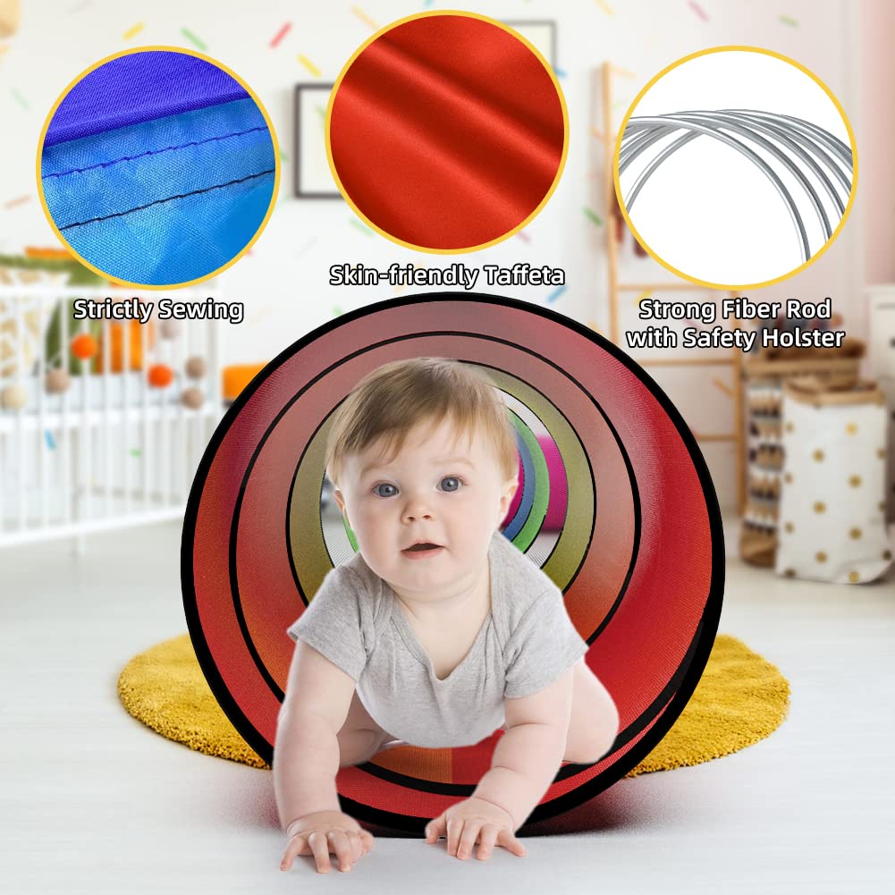 Labeol Kids Play Tunnel 6ft Pop-Up Crawl Through for Toddlers