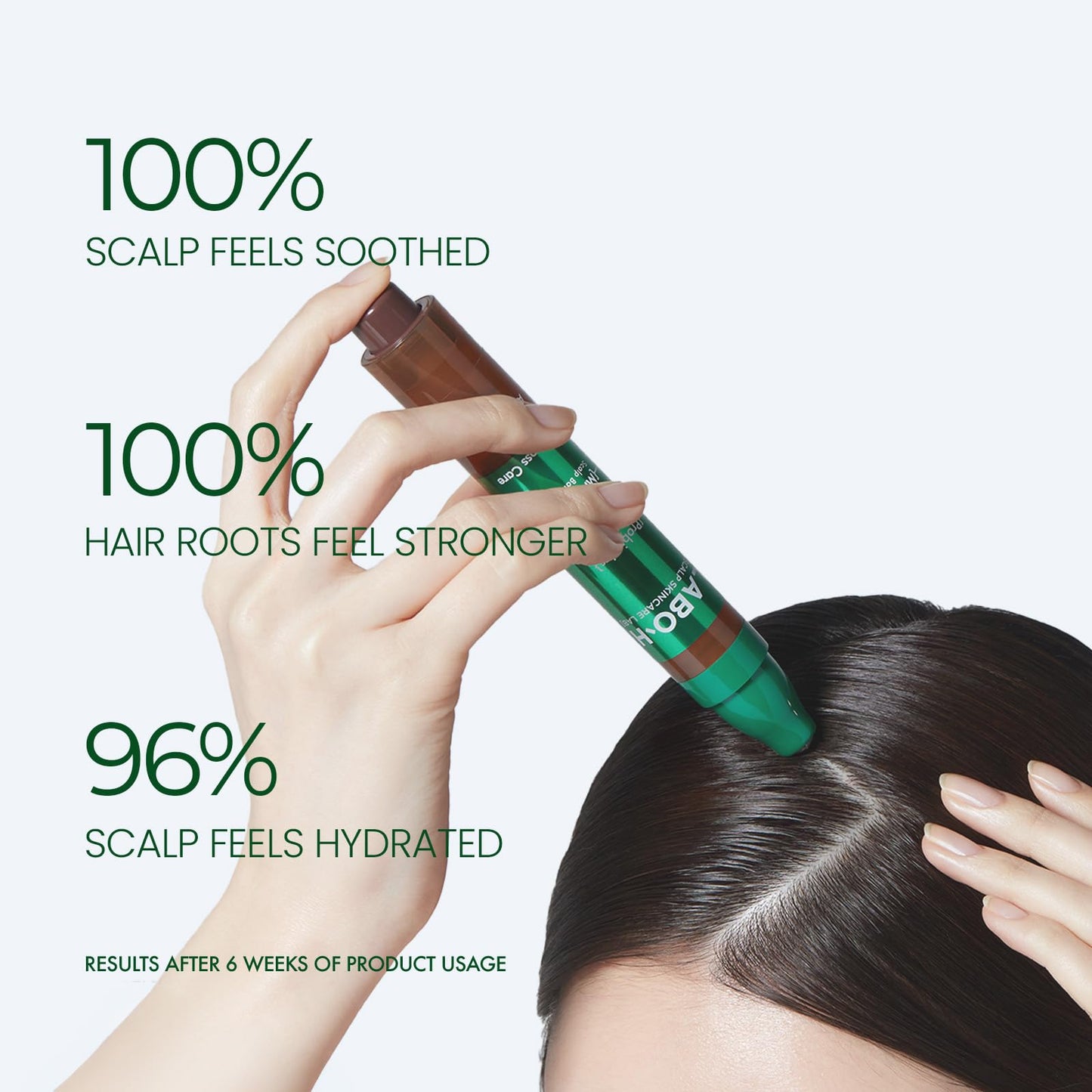 LABO-H Scalp Strengthening Roll-On Serum – Vegan Hair Support, 0.5 fl oz