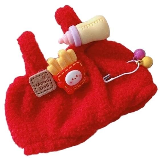 LABUBU 17cm Doll Clothes – 4-Piece Crochet Outfit Set for Dress Up
