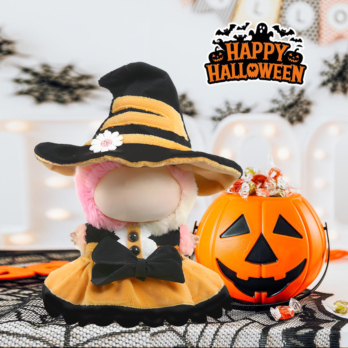 LABUBU Doll Clothes – 2-Piece Sweetheart Witch Outfit for 17cm LABUBU Dolls