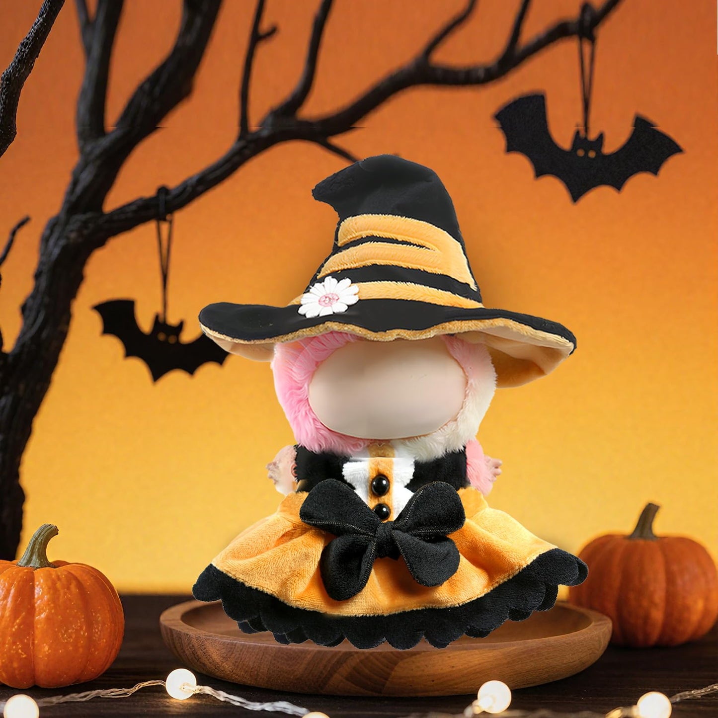 LABUBU Doll Clothes – 2-Piece Sweetheart Witch Outfit for 17cm LABUBU Dolls