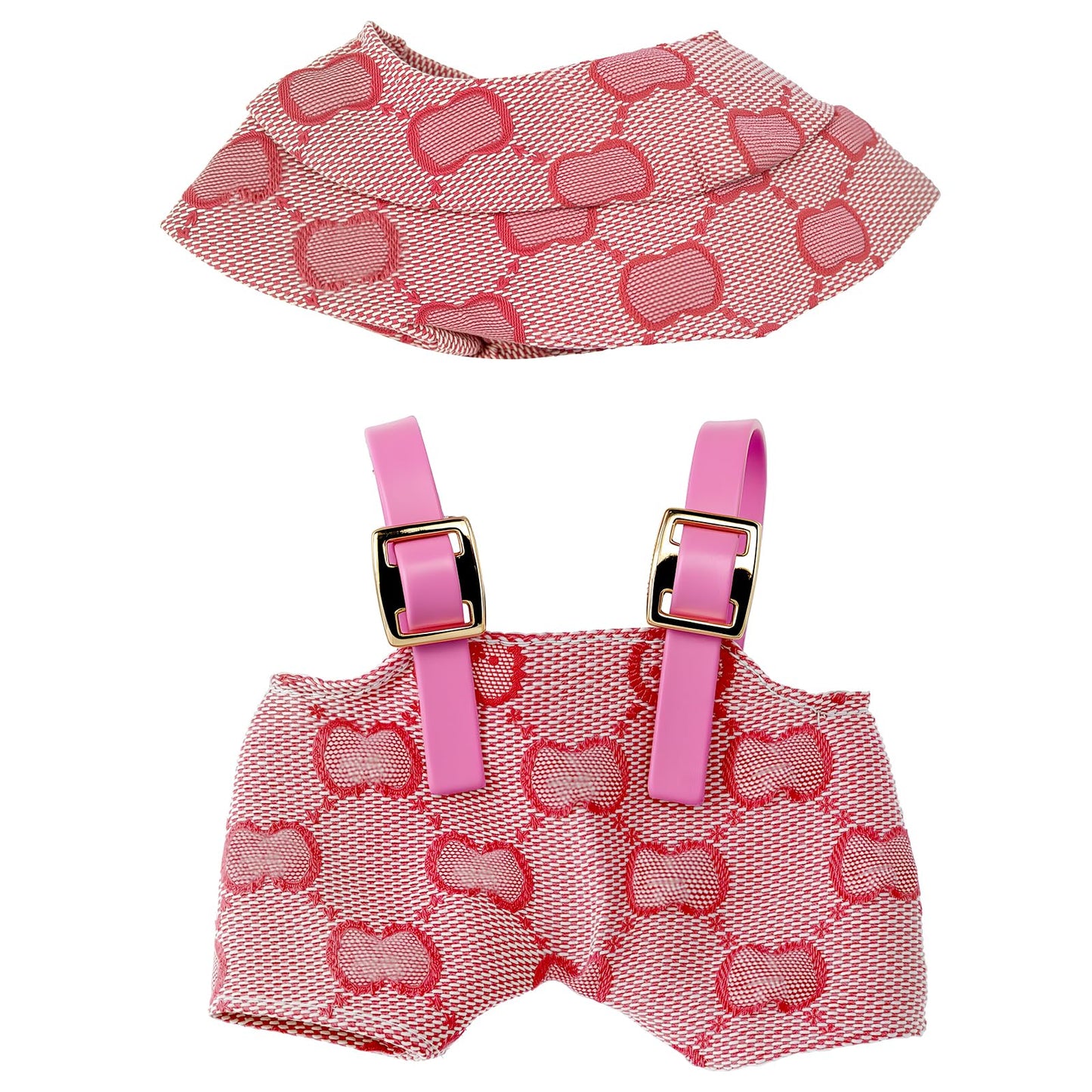 LABUBU Doll Clothes Set – 2-Piece Crochet Dress & Bow Tie for 17cm Dolls