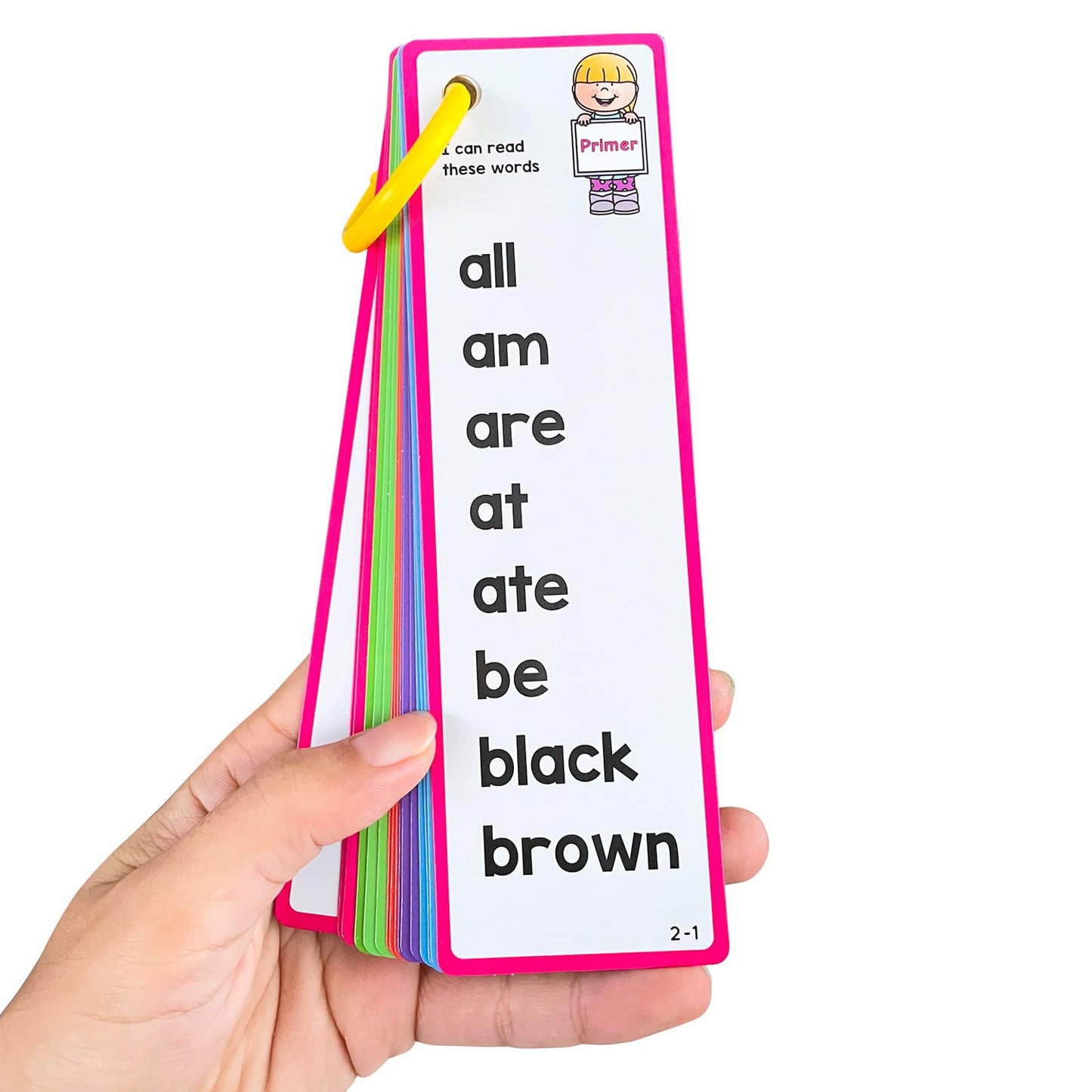 Lachilly 220 Sight Words Flashcards – High-Frequency Words for Early Reading (K–1)