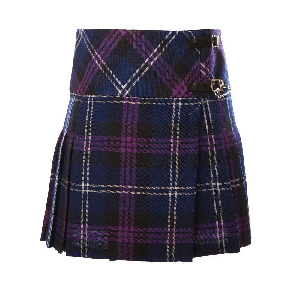 Ladies Billie Mini Tartan Kilt Skirt 18" Length