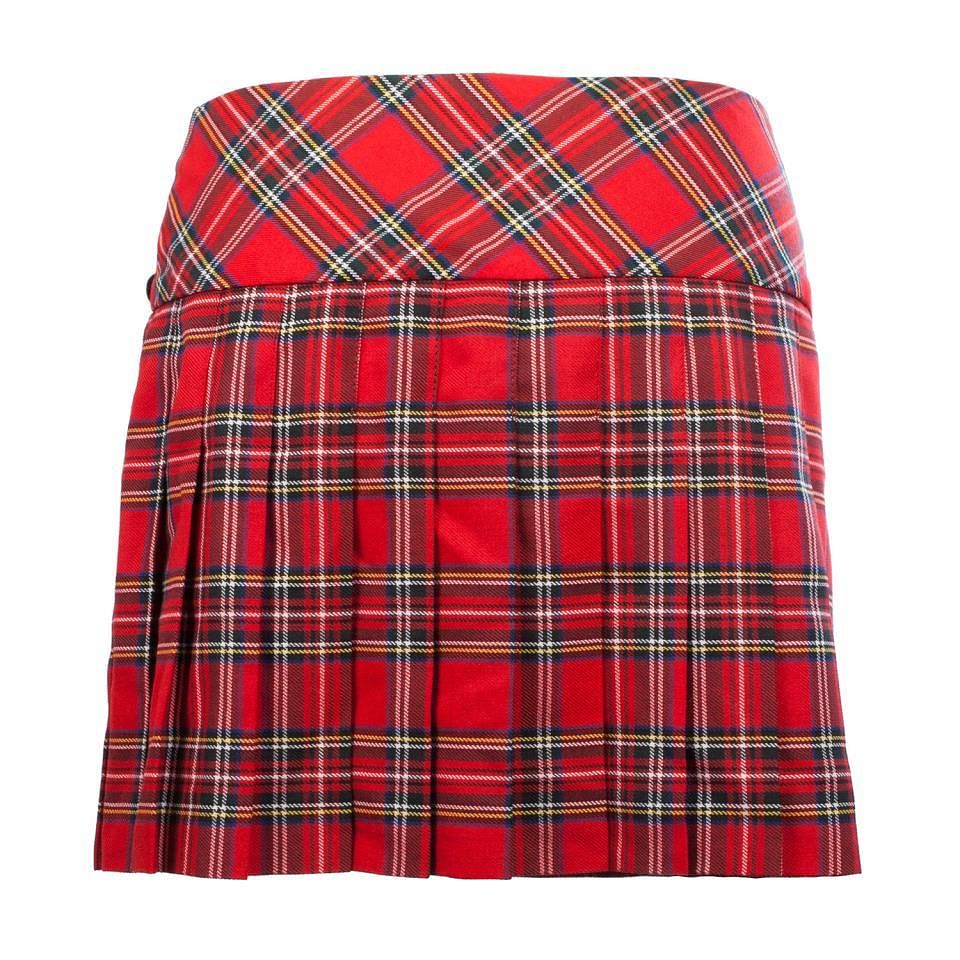 Ladies Billie Mini Tartan Kilt Skirt 18" Length