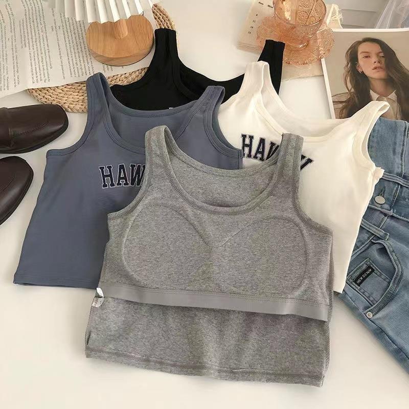 Ladies' One-piece Sports Vest With Chest Pad