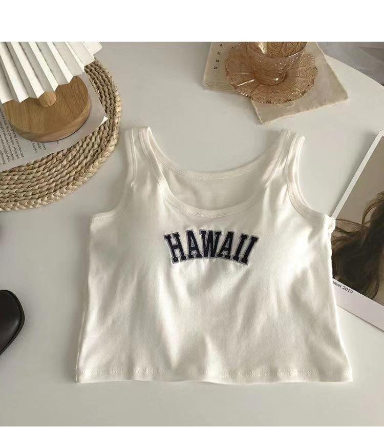 Ladies' One-piece Sports Vest With Chest Pad