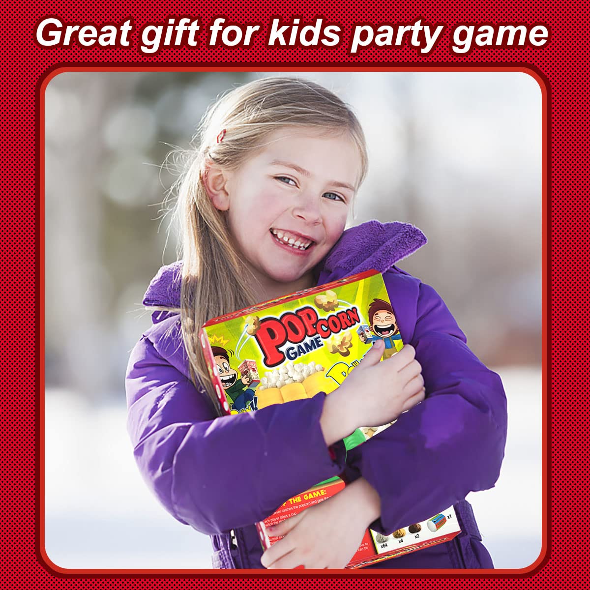 LAFALA Kids Popcorn Board Game for Family Night | 2-4 Players | Halloween & Christmas Fun