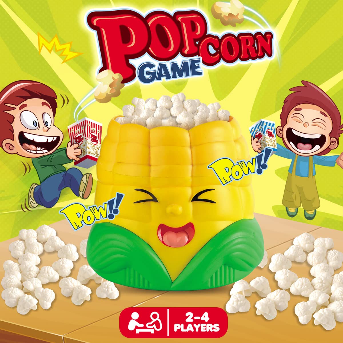 LAFALA Kids Popcorn Board Game for Family Night | 2-4 Players | Halloween & Christmas Fun