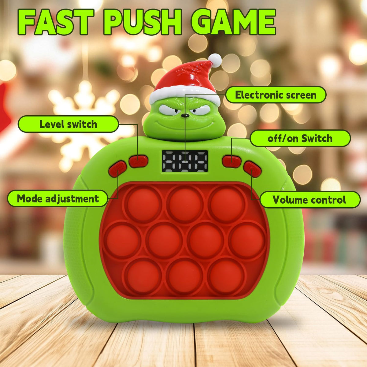 LAHAND Quick Push Bubble Game Rabbit – 6 Modes, Portable Fidget Toy