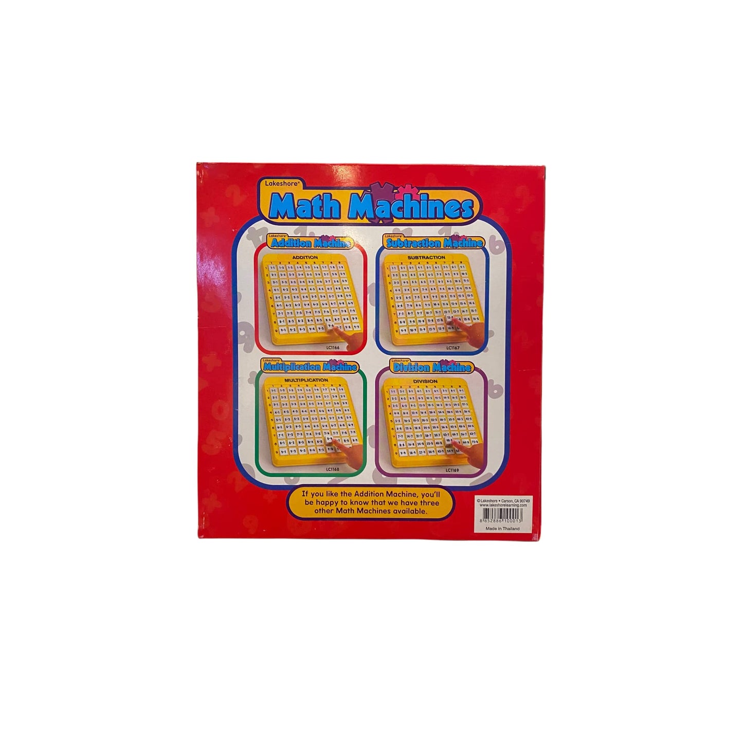 Lakeshore Addition Machine Electronic Adapter | Durable, One-Handed, No-Power Classroom Tool