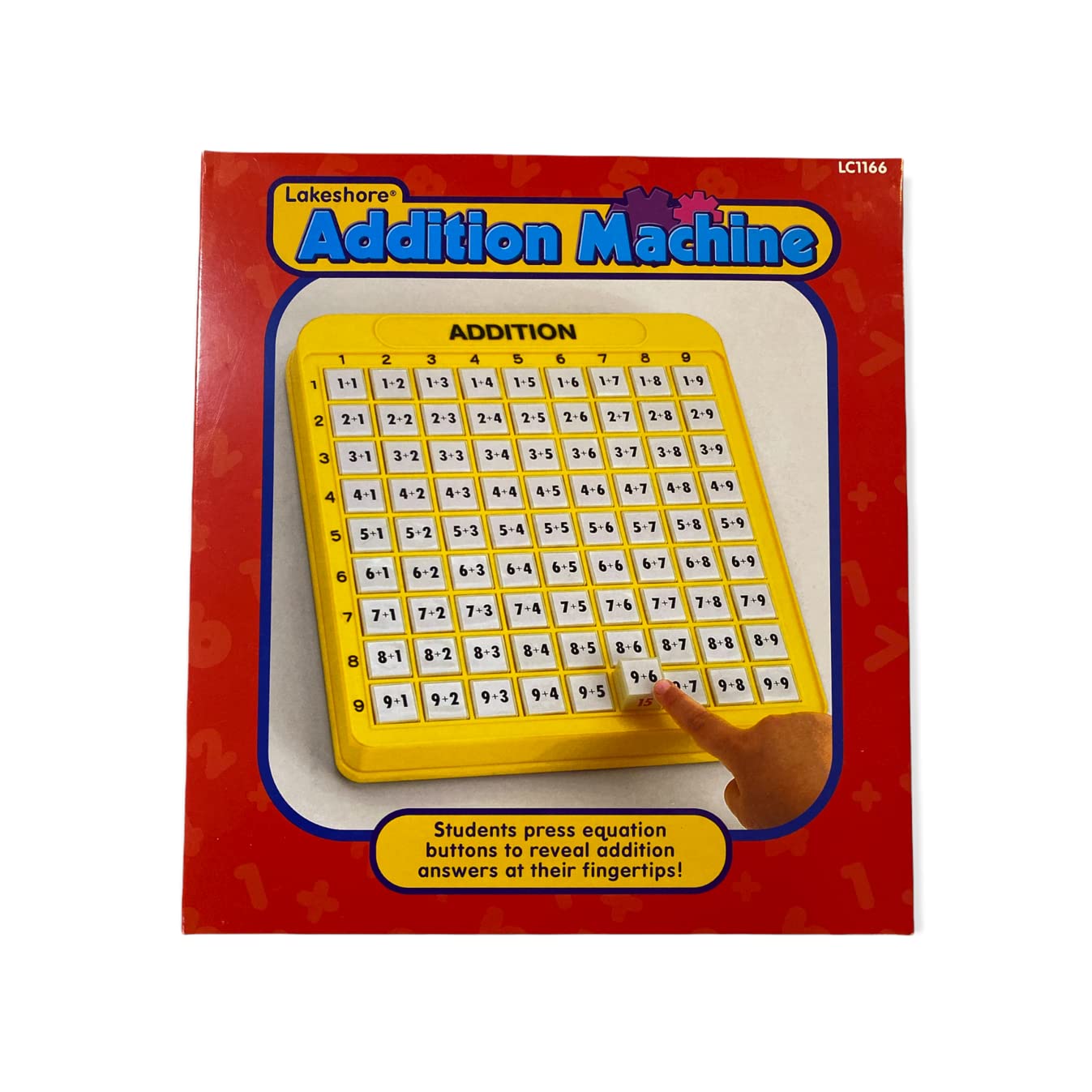 Lakeshore Addition Machine Electronic Adapter | Durable, One-Handed, No-Power Classroom Tool