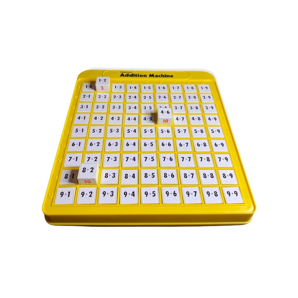 Lakeshore Addition Machine Electronic Adapter | Durable, One-Handed, No-Power Classroom Tool