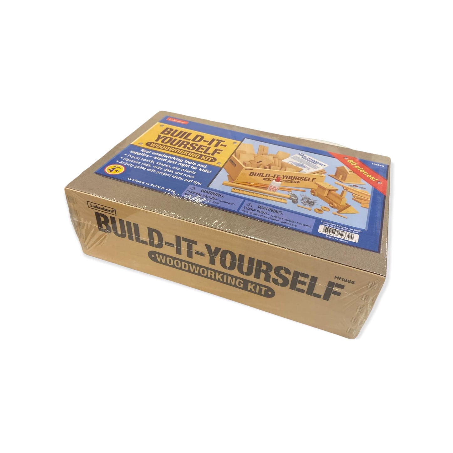 Lakeshore Build-It-Yourself Woodworking Kit for Kids — Creative Projects with Real Tools