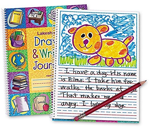 Lakeshore Draw & Write Journal – 60-Page Spiral for Creative Kids