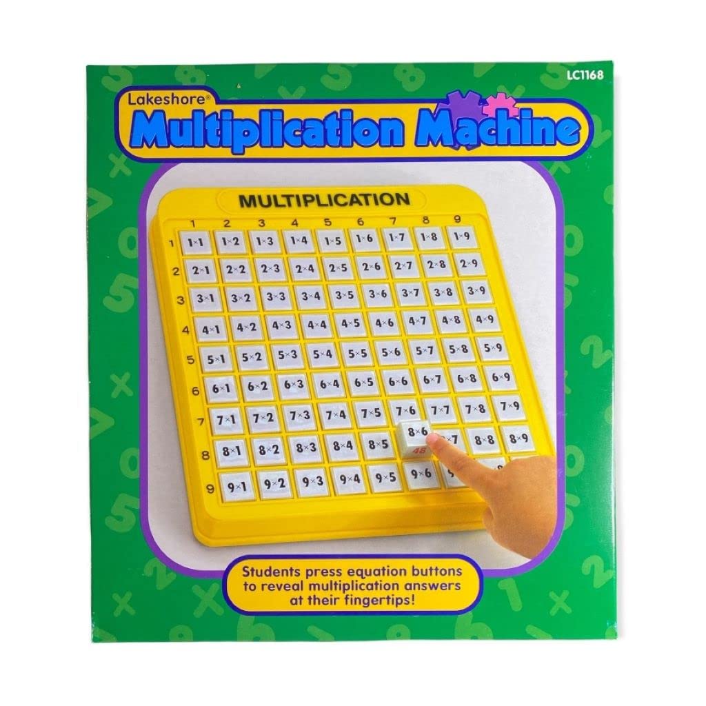 Lakeshore Multiplication Machine – Self-Checking Math Practice for Ages 7-11