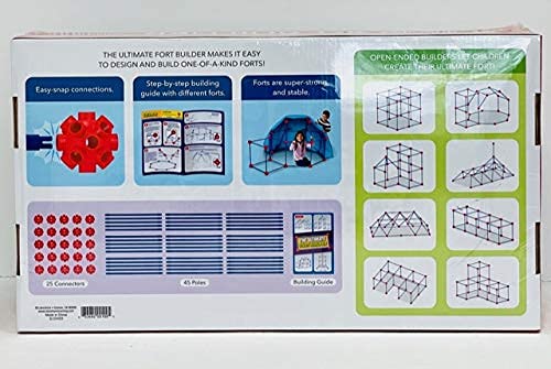 Lakeshore Ultimate Fort Builder – 70-Piece Snap-Together Fort Kit for Kids