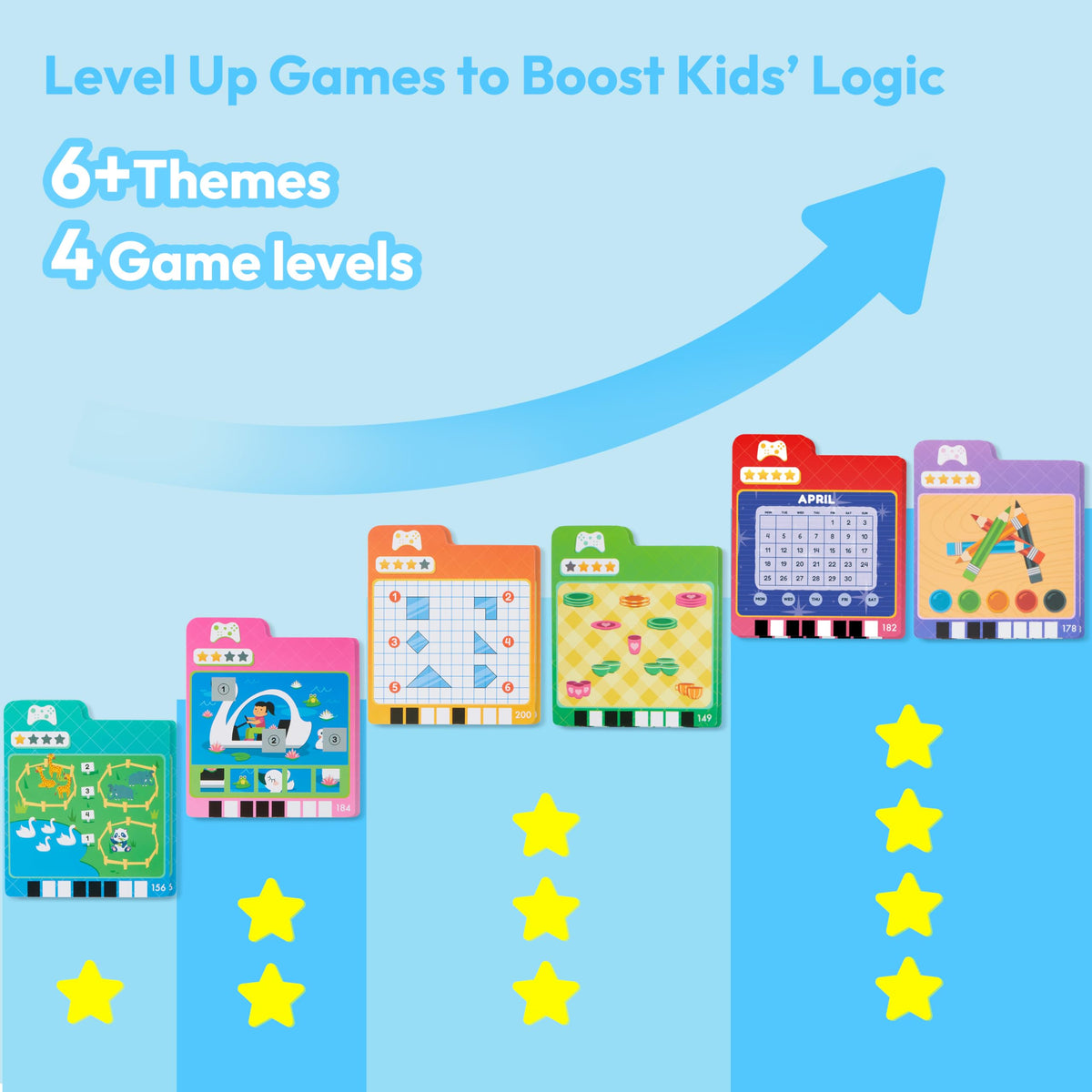Lalalark Talking Flash Cards for Kids - 136 Words, 64 Games, Montessori Toy