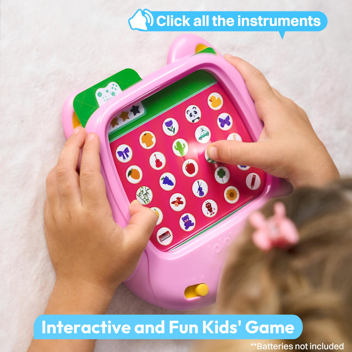 Lalalark Talking Flash Cards for Kids - 136 Words, 64 Games, Montessori Toy
