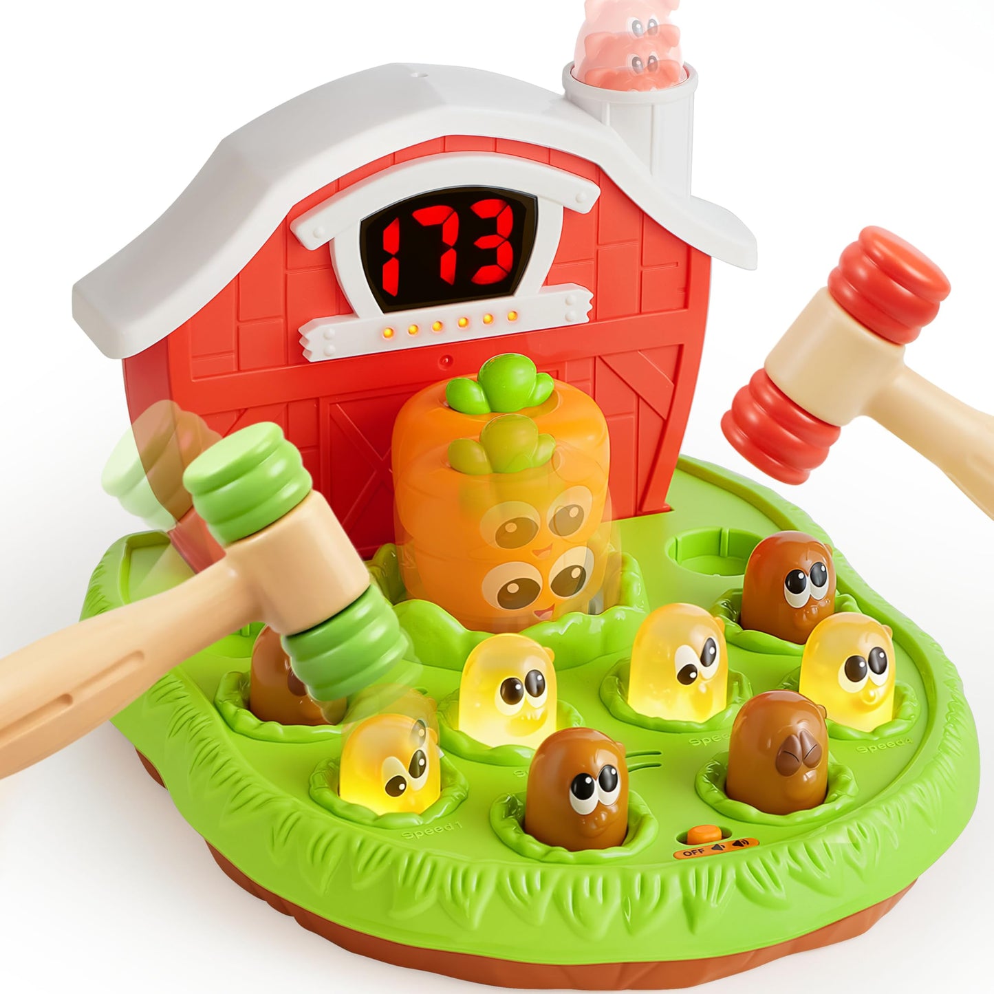 lalalark Toddler Game – Light & Sound Toy with 4 Modes & 40 Levels | Early Learning Gift