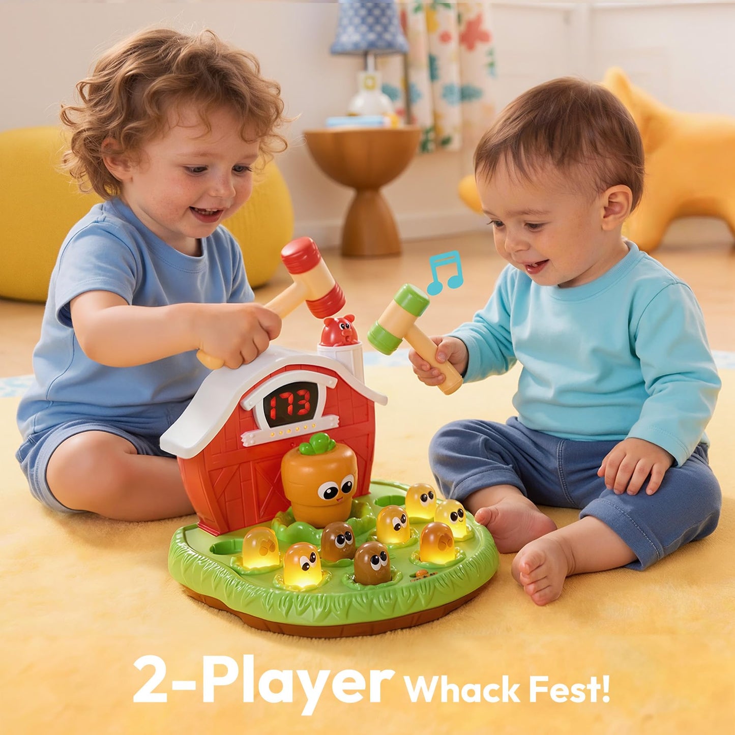 lalalark Toddler Game – Light & Sound Toy with 4 Modes & 40 Levels | Early Learning Gift