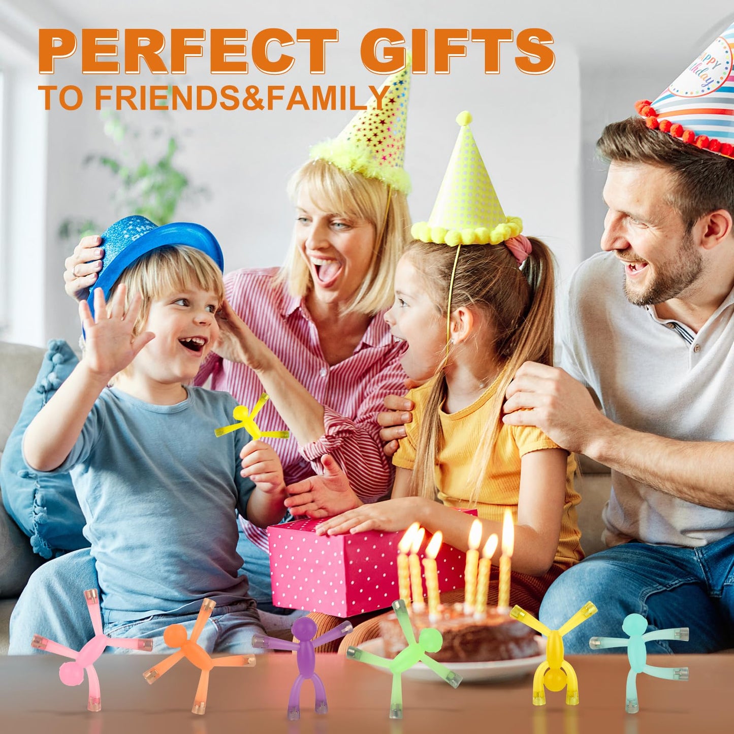 Laleay 12-Piece Magnetic People for Fridge – Fun Refrigerator Magnets for All Ages