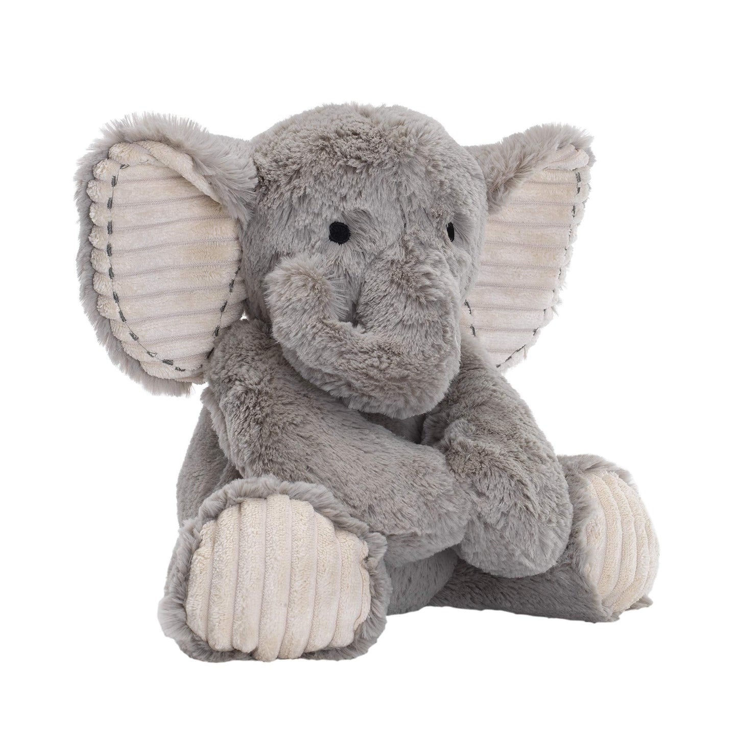Lambs & Ivy Jungle Safari Gray Plush Elephant Toy – Jett