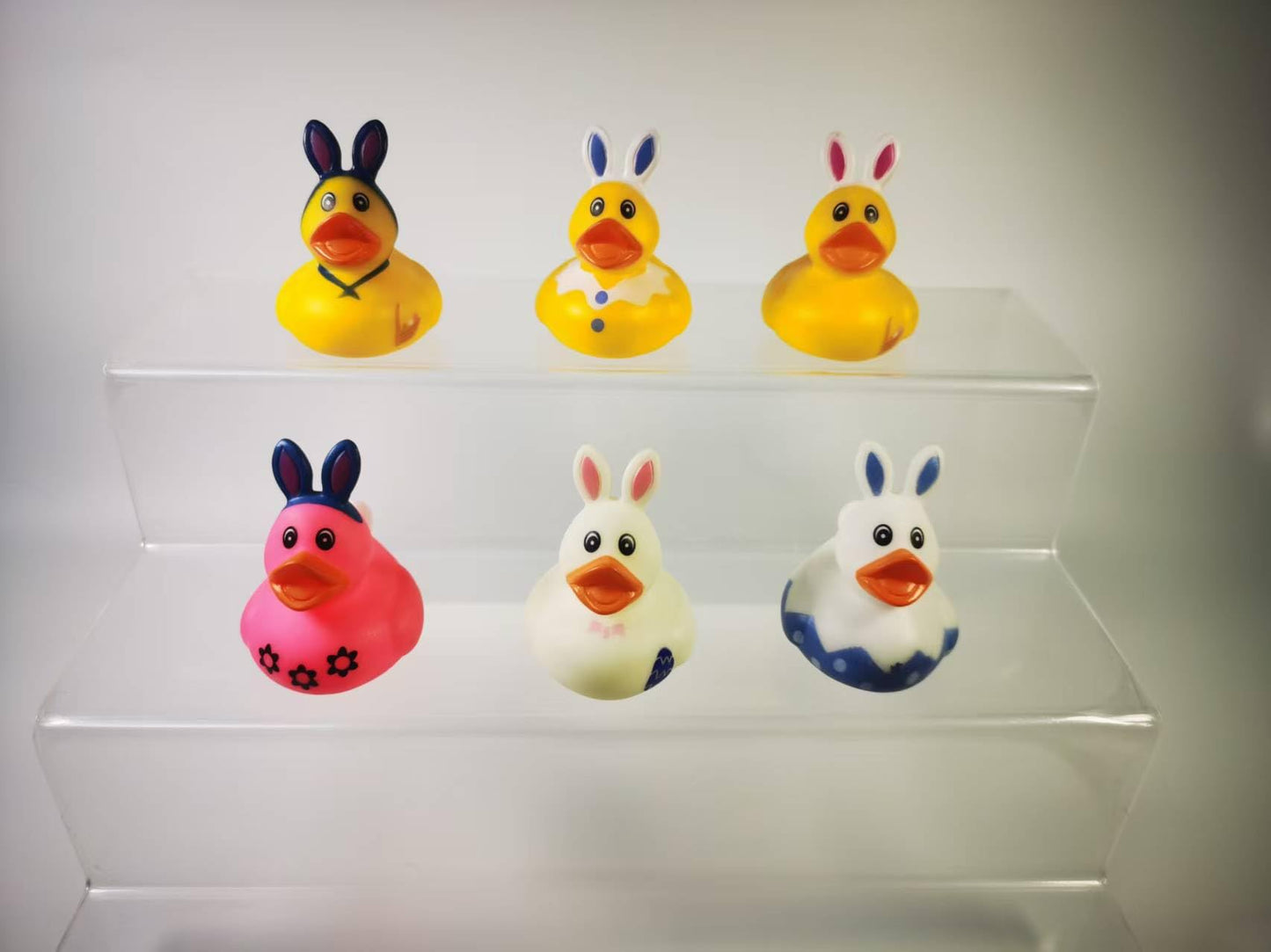 Lanhuiddup 6pcs Rubber Ducks – Easter Favors & Bath Decor for Kids