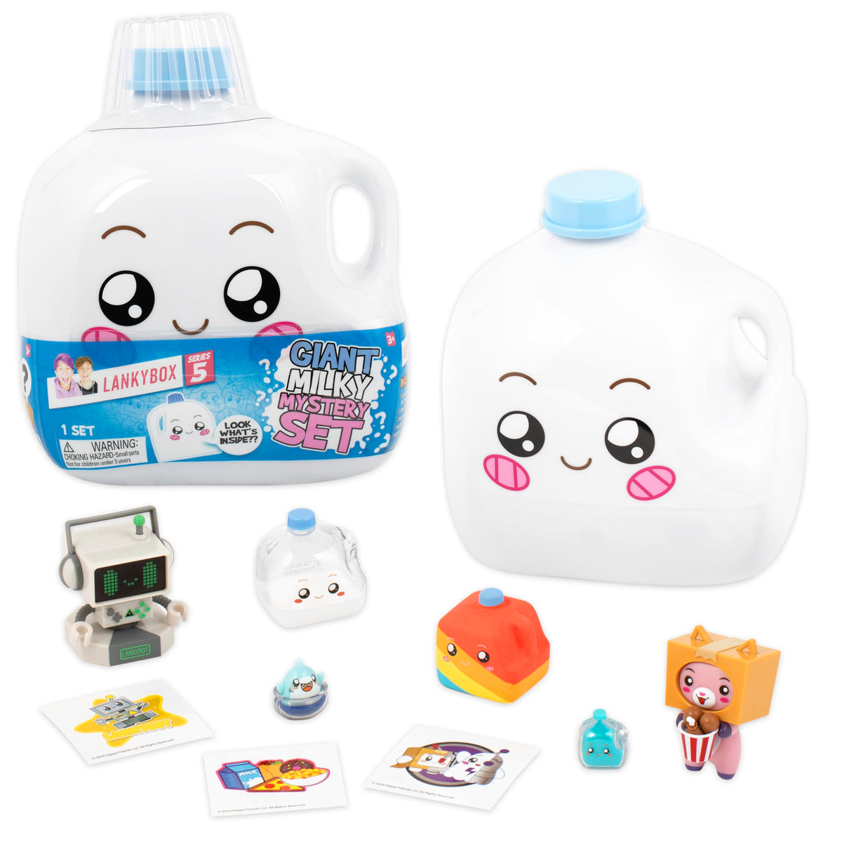 LankyBox Giant Milky Mystery Set – Officially Licensed Mystery Unboxing Toy Collection