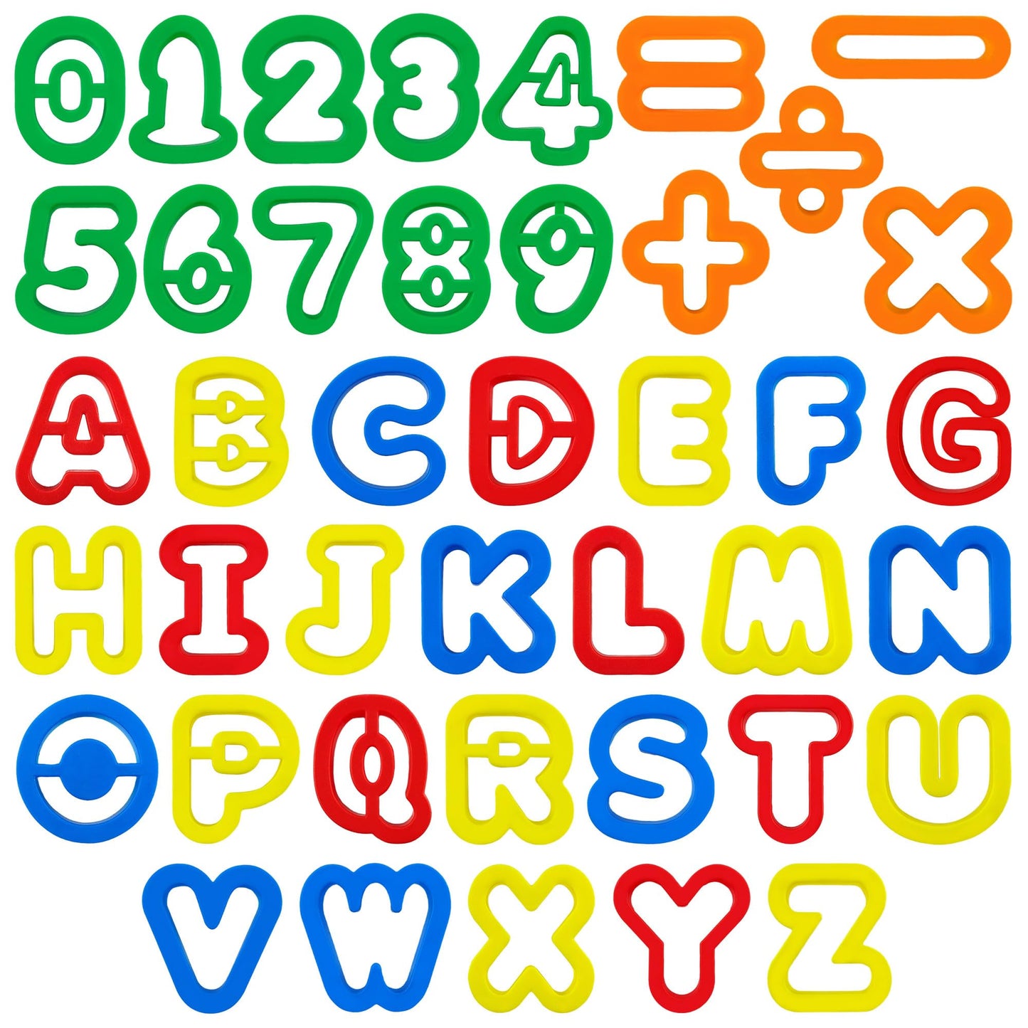 LanMa Dough Tool Set – Alphabet & Number Cutters for Creative Learning