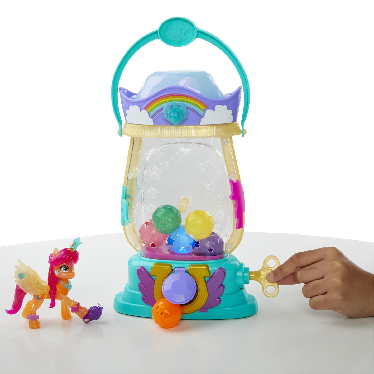 My Little Pony Sparkle Reveal Lantern Sunny Starscout – Light-Up Toy with 25 Pieces