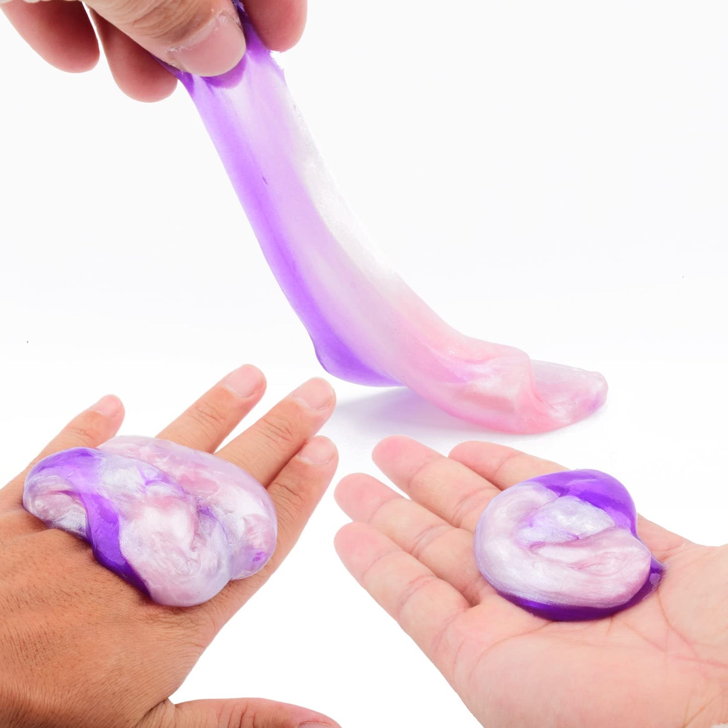 LANUMIONG 15-Pack Galaxy Slime Kit – Stretchy, Non-Sticky Play & DIY Gift for Kids