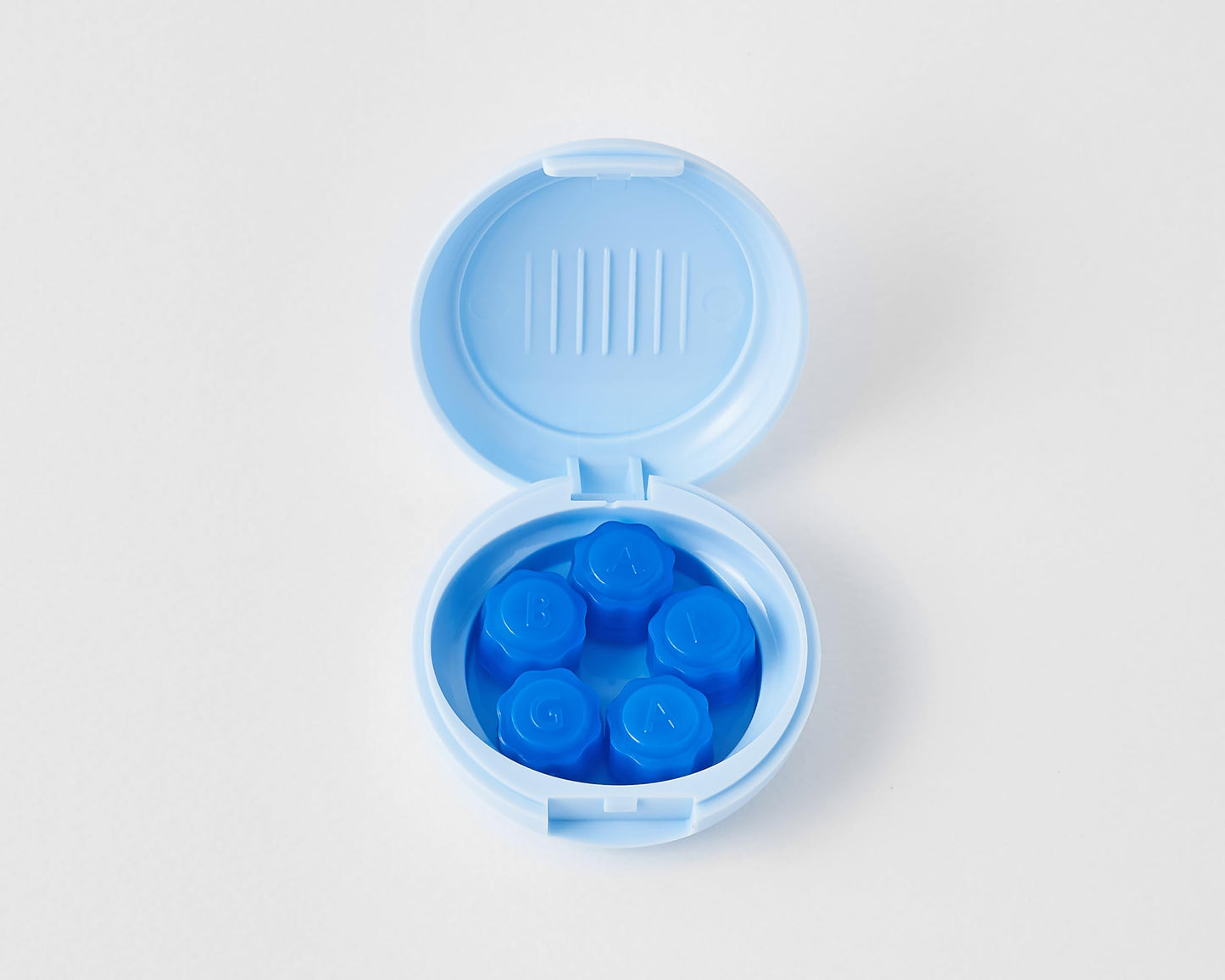 LAON90 Korean Original Gonggi — Not 3D Printed, Portable 5-Stone Set with Pocket Case (Blue)