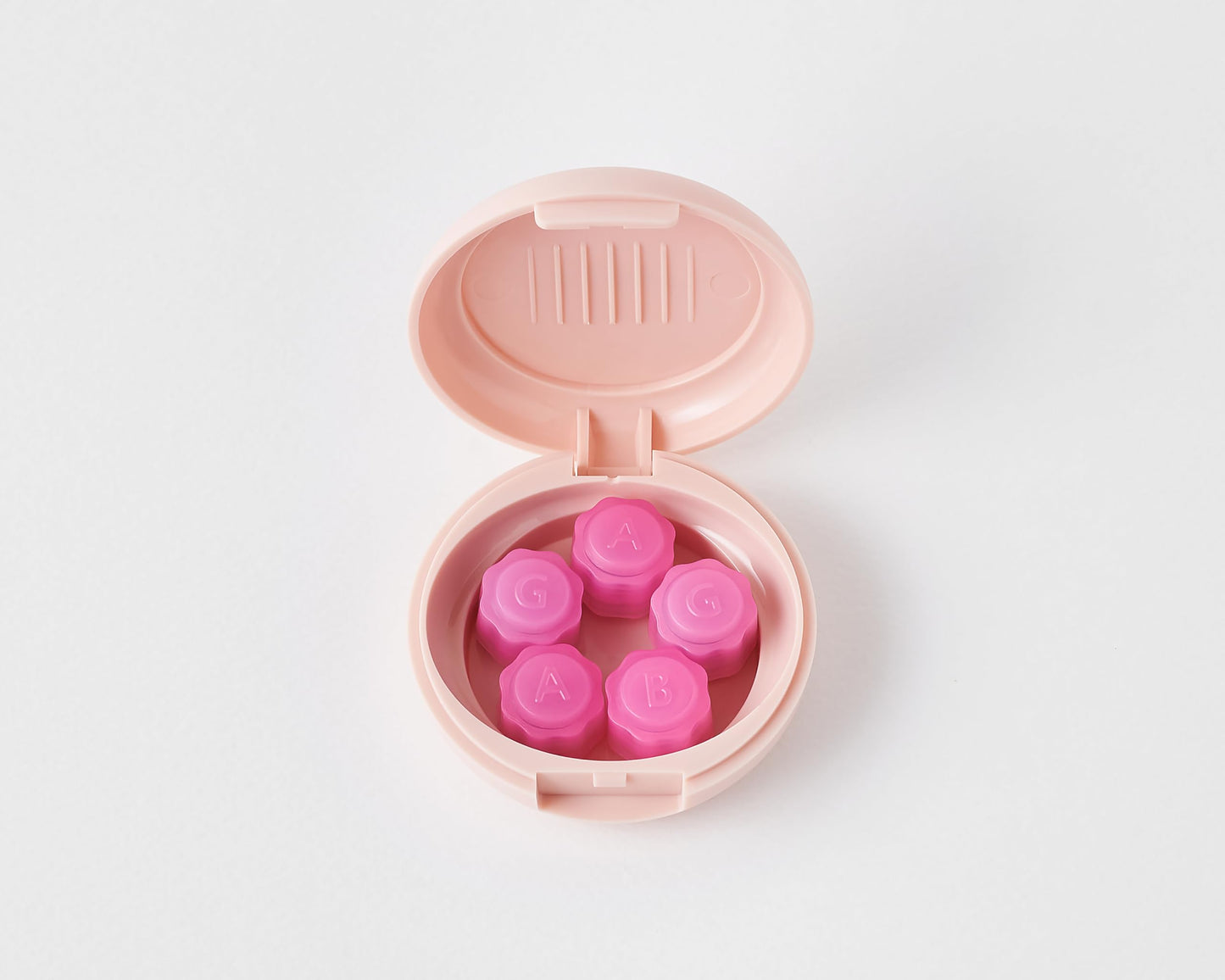 LAON90 Gonggi – Portable 5 Stones Set with Pocket Case, Not 3D Printed (Red, Green, Blue)