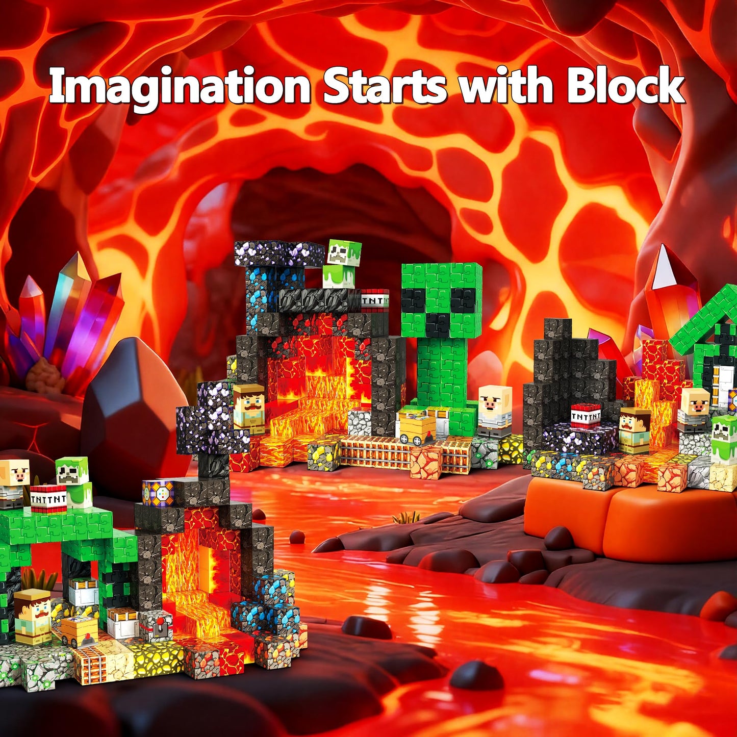 Laoren Magnetic Building Blocks 200PCS — STEM Toys for Kids 4-12
